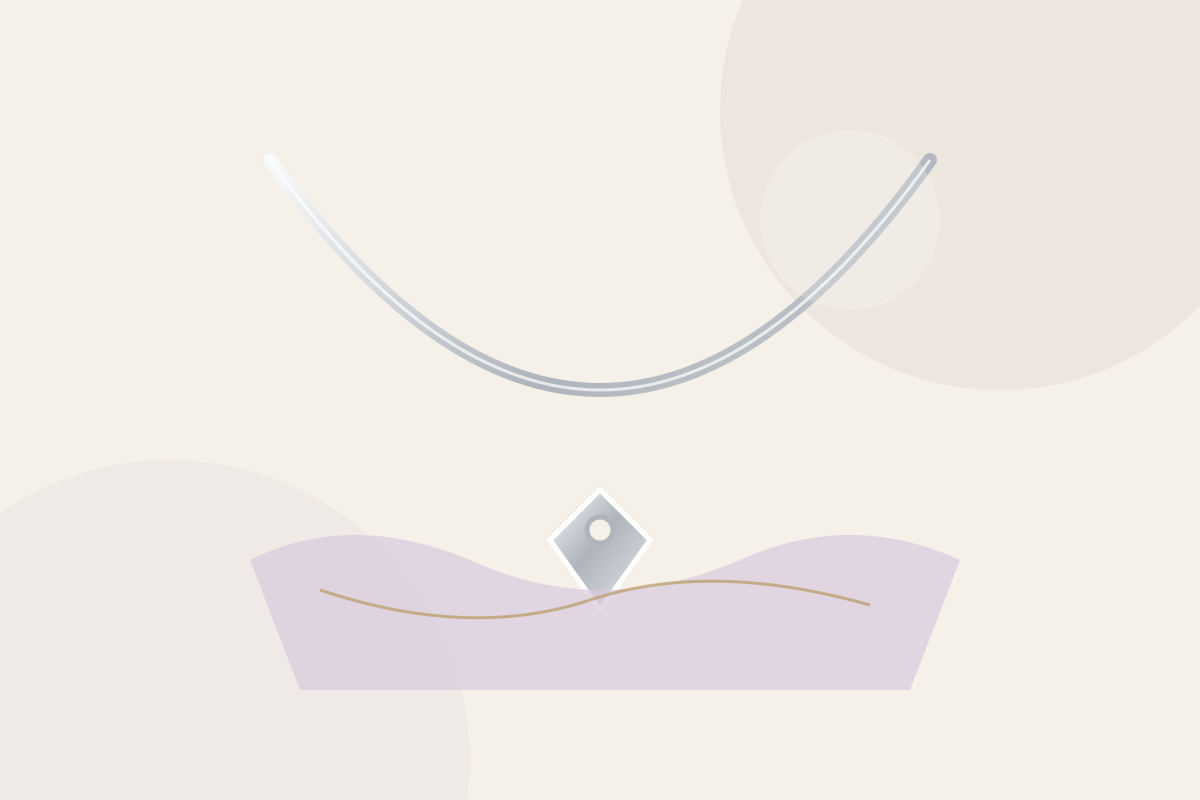 Editorial illustration for jewelry tarnish prevention and care