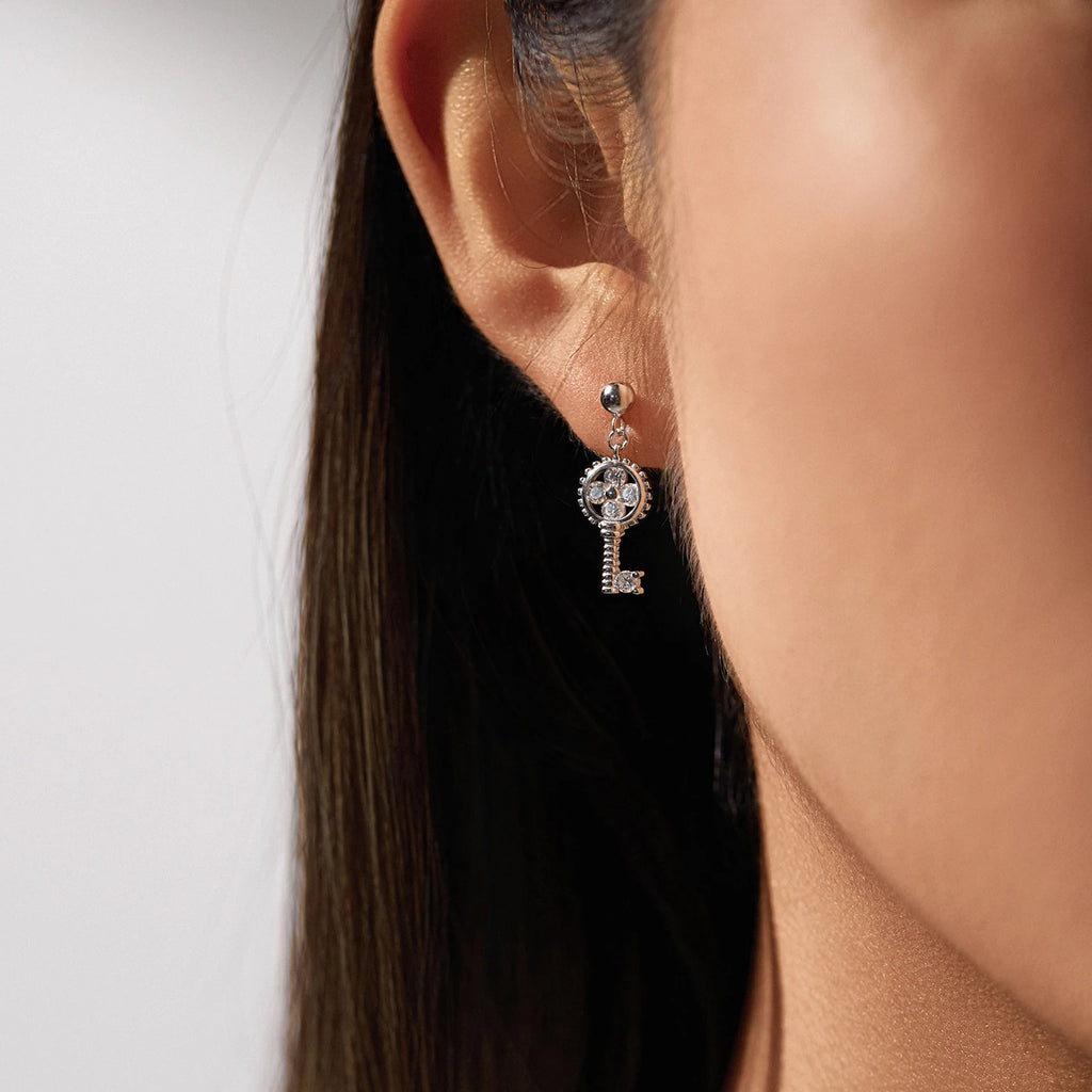 925 Sterling Silver Trendy Fine Jewelry Accessories (Earrings)