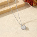 925 Sterling Silver Heart Wedding Gfits Pendant (Necklace)